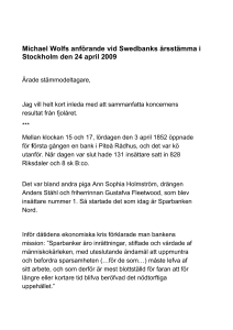 Årsstämman 24 april utkast MW 1