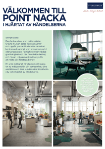 i hjärtat av händelserna välkommen till point nacka