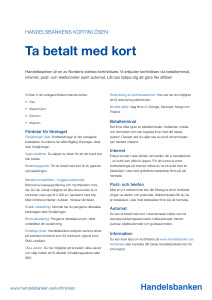 Ta betalt med kort