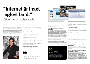 Rätt och fel om sociala medier