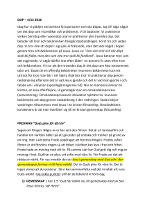 Andra advent Guds plan för ditt liv