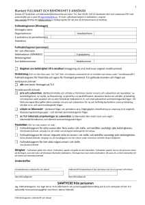 Blankett fullmakt och behörighet e-ansökan - Tandvårds