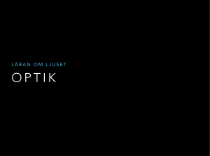 läran om ljuset - NO på Kristinedalskolan