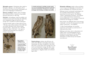 Biologiska Sällskapets folder - Biologiska museet i Oskarshamn