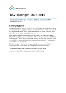 RSV-säsongen 2014-2015