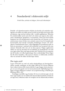 4 Standardavtal i elektronisk miljö