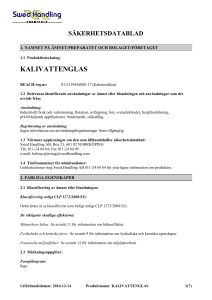 kalivattenglas - Swed Handling