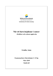 När ett barn insjuknar i cancer