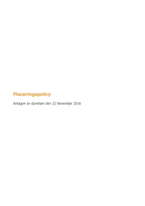 Placeringspolicy