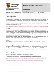 Riktlinjer för hälso- och sjukvård 1(1)