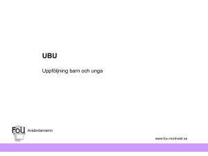 Uppföljning barn och unga