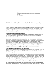 1 Till Kommittén om patentskydd för biotekniska uppfinningar Box