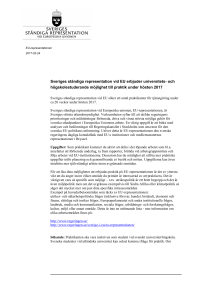 EU-representationen 2017-02-24 Sveriges ständiga representation