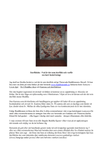 Återfödelse - BuddhismInfo.se