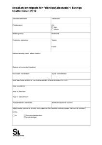 Sökande/Kontaktperson