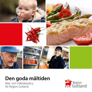 Mat- och måltidspolicy