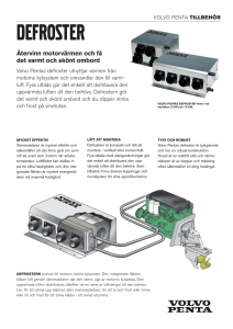 defroster - Volvo Penta