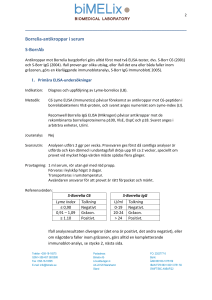 Borrelia-antikroppar i serum S-BorrAb