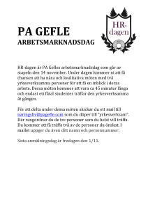 Yrkesverksamma HR-dagen