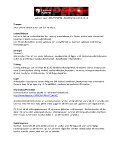 Anteckningar möte 20141016