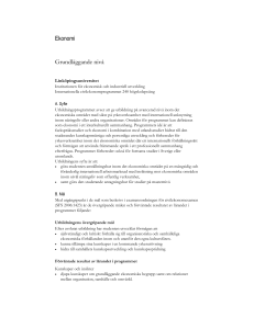 Ekonomi Grundläggande nivå