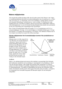 Matens miljöpåverkan
