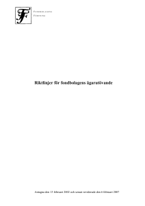 Riktlinjer för fondbolagens ägarutövande