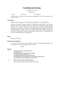 Gudstjänstordning, böneveckan 2013 (Word)