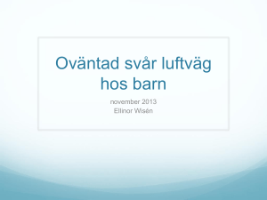 Svår luftväg hos barn