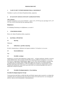 Trichoben vet. powder and solvent for suspension for injection SmPC
