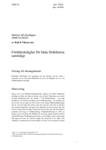 Motivering - Riksdagens öppna data