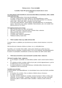 Pakkausseloste: Tietoa käyttäjälle Cytarabine Stada 100 mg/ml