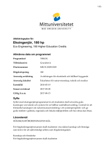 Ekoingenjör, 180 hp