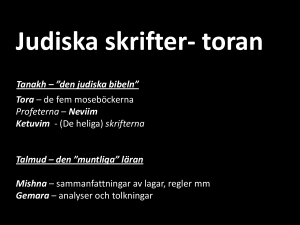 Judiska skrifter- toran