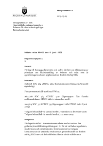 Rådspromemoria