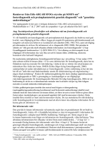 Remisssvar från Etik-ARG till SFOGs styrelse 070914