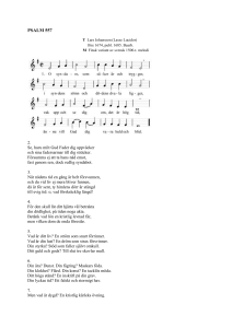 PSALM 557 T Lars Johansson (Lasse Lucidor) före 1674, publ