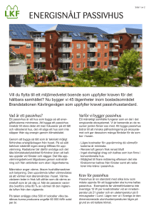 energisnålt passivhus