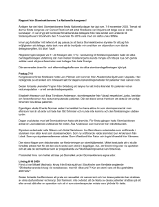Rapport från Stomisektionens 1:a Nationella kongress!