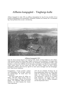 Alfhems kungsgård – Tingbergs kulle