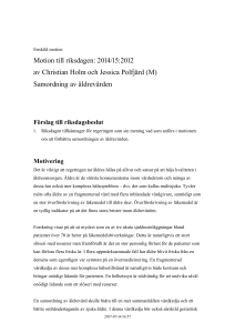 Samordning av äldrevården