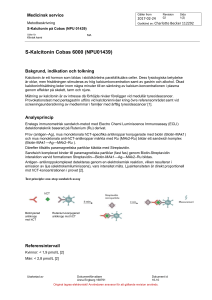 S-Kalcitonin Cobas 6000 (NPU01439)