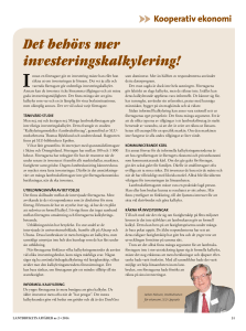 Det behövs mer investeringskalkylering!