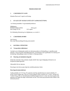 Metadon Pinewood oral solution SmPC