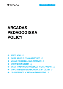 Pedagogisk policy