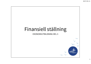 Finansiell ställning