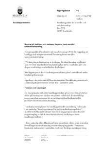 Uppdrag att kartlägga och analysera forskning