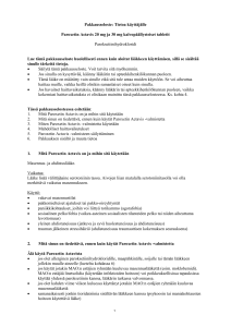 Paroxetin Actavis 20 mg och 30 mg filmdragerade tabletter
