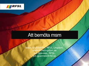 Att bemöta msm