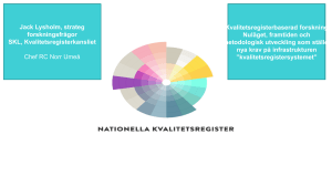 Kvalitetsregisterbaserad forskning